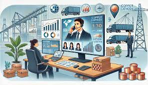 Copper Trading Company India professional analyzing market prices online


